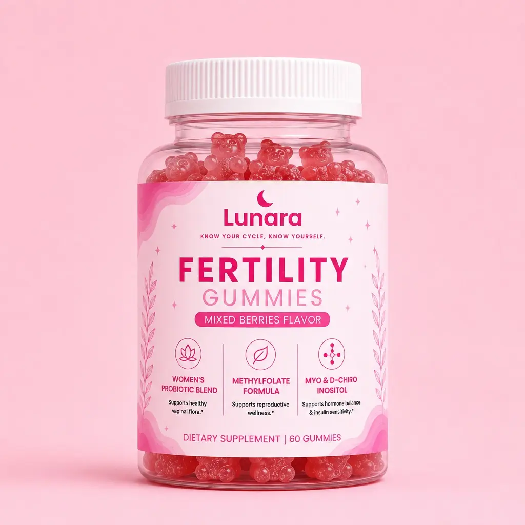 Fertility Support Gummies – Women’s Preconception & Reproductive Wellness Supplement
