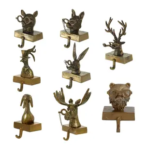 Eric + Eloise Bronzed Aluminum Stocking Holders