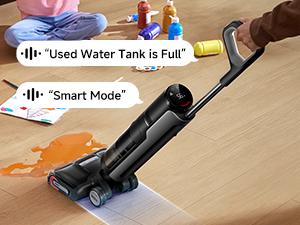 DREAME H15 Pro CarpetFlex Cordless Vacuum Mop, Wet Dry Vacuum Cleaner with Dual Brushes for Hard Floors & Carpet, Tangle-Free Hair-Cutting, 23kPa Suction, 180° Lie-Flat Floor Washer, 194°F Fast Drying