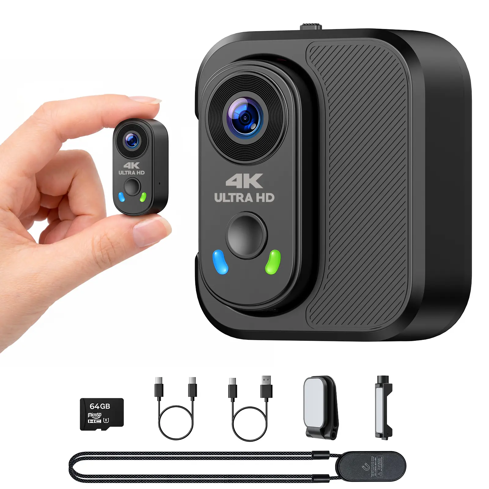 CAMWORLD Mini POV Action Camera,Rechargeable Hands Free EIS Stabilization 4K Thumb Camera Portrait And Landscape Modes , Magnetic Clip, Gift For Tiktok Creators& Outdoor Sports Enthusiasts Bike Cycling,Pet And Vlog Shooting. DealsforYouDays,Summerwins tik