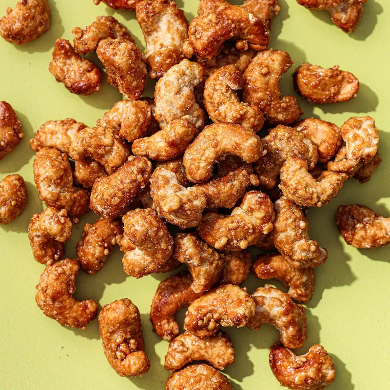 Product Introduction of YAY NUTS Butter Toffee Pecans, Cashews, Almonds & Peanuts – Crunchy, All-Natural, No Preservatives, Made in USA – Guilt-Free Snacking with Real Ingredients - 12 oz each (340g) 17