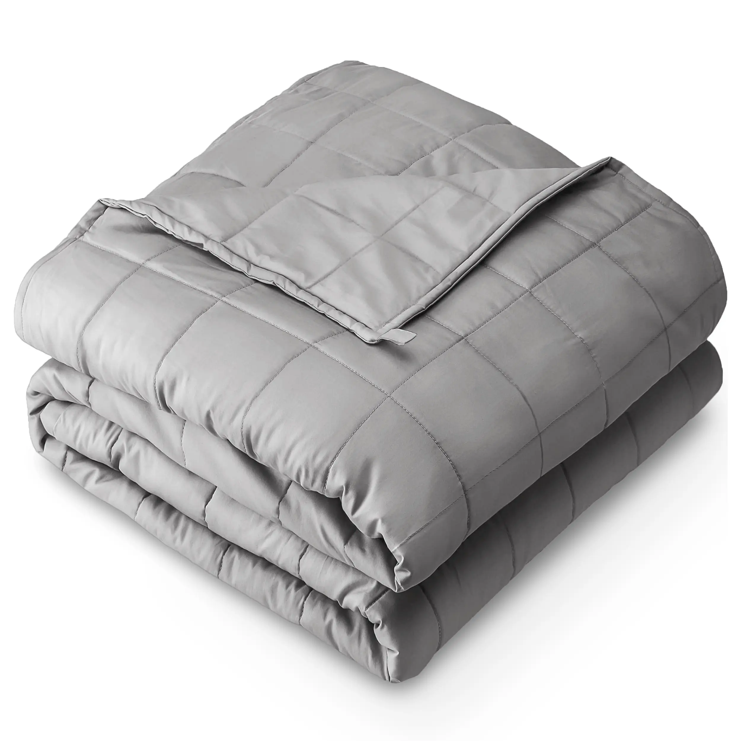 Bare Home Gentle Soft Cotton Weighted Blanket with Nontoxic Glass Beads, Cotton Blanket for Bed, Bedroom Bedding Essential, Cotton Blankets