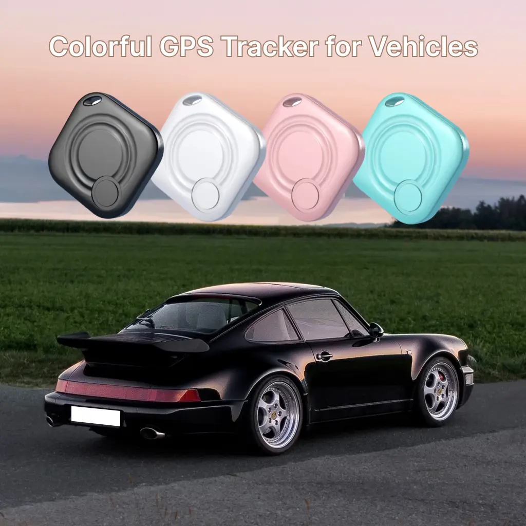 Compact Anti-Lost GPS Tracker Device, Wireless Clip-On Vehicle GPS Tracker with Weatherproof Case, Alarm Reminder for Car, Car Key, Wallet, Luggage, Vehicle Gps Trackers