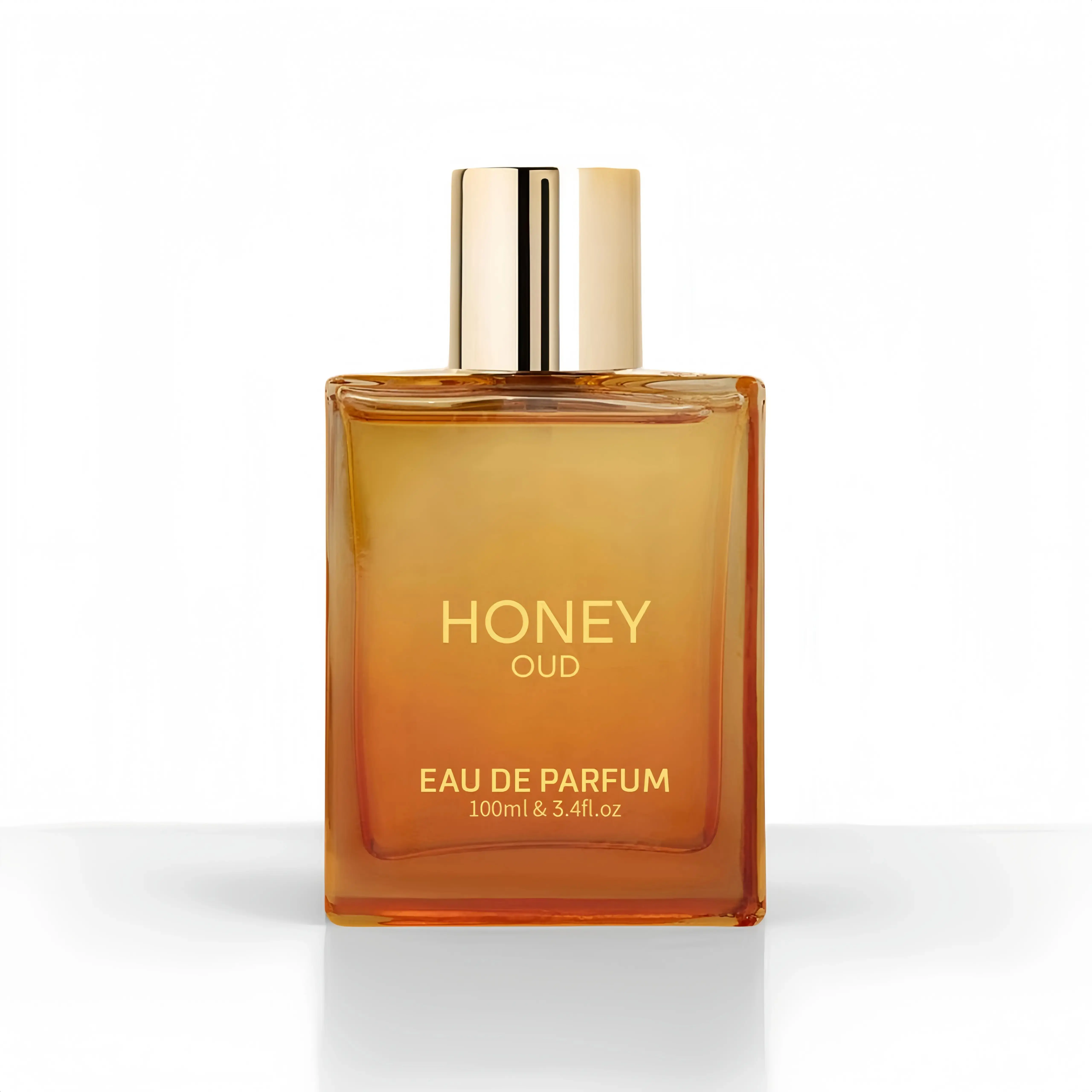 Honey Oud Eau de Parfum, 3.4 fl. oz. Unisex Perfume with Patchouli, Vanilla & Bergamot, Long-Lasting Vegan Floral Spicy Scent, Perfumes, Single Item, Honey Oud Perfume, Honey Scented Unisex Fragrance