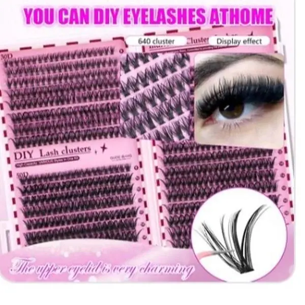 DIY lash clusters 3D Prism Lashes for Voluminous Eyelashes - Makeup Cosmetic Eyelash Extension Lash Extensions Eyelashes Extensions Eyelash Extensions