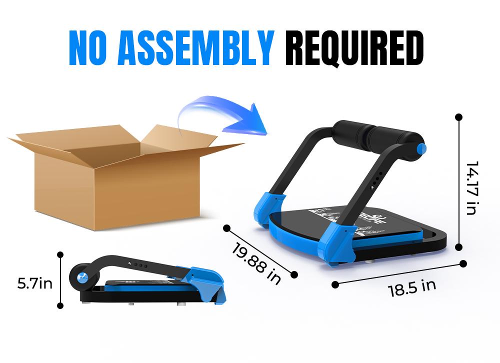 RELIFE REBUILD YOUR LIFE Ab Trainer Sit-up Machine, Ab Crunch Equipment for Core Workout, Home Gym Abdominal Crunch & Roll-Up Exercise Machine 330LBS