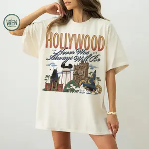Youth and Adult Magic Kingdom Hollywood That Never Was and Always Will Bee Shirt, Hollywood Studios Matching Tee, Mouse Magic Shirt, Magic Kingdomland Family Trip shirt , Youth Clothes, Gift for Youth U9