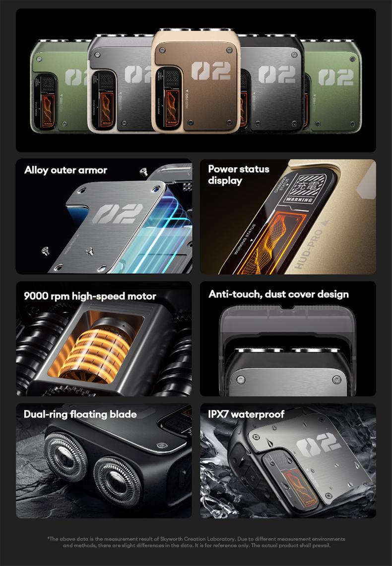 PAXA Mini Electric Shaver - Magnetic Dual Blades Curved Blade Mesh Waterproof Skin-Friendly Washable Rechargeable High-Speed Motor with Long-Lasting Battery Compact Portable Facial Matte Smooth Titanium PAXA Mini Electric Shaver - Magnetic Dual Blades Curved Blade Mesh Waterproof Skin-Friendly Washable Rechargeable High-Speed Motor with Long-Lasting Battery Compact Portable Facial Matte Smooth Titanium