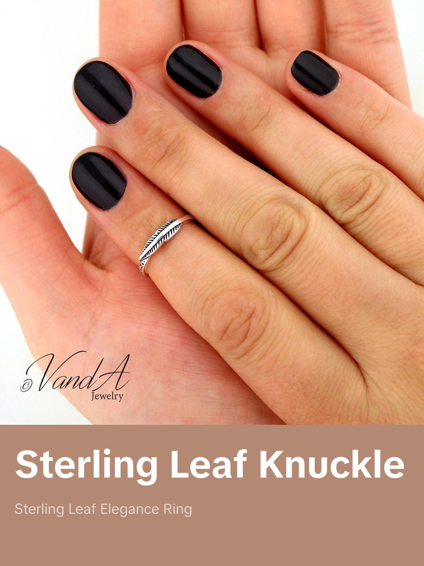 Leaf Knuckle Ring
