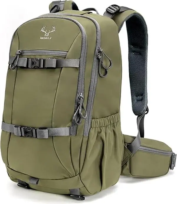25L Hunting Backpack, Multipurpose Rainproof Pack with Rain Cover, Durable Outdoor Camping & Hiking Daypack for Hunting Gear, Multipurpose Backpack, Rainproof Backpack