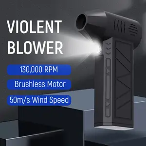 Compressed Air Duster, 3000mAh 130,000 RPM Keyboard Cleaner, Replace Compressed air can, Computer Accessories for Outdoors, PC, Electronics, Snow and Car Dust Off