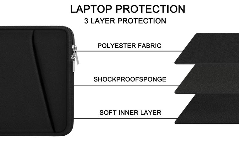 Laptop Bags 15.6 Inch Laptop Sleeve – Stylish Slim Briefcase Bag for MacBook, HP, Dell, Lenovo – Water-Resistant Laptop Bags 13-14 Inch Laptop Sleeve – Stylish Slim Briefcase Bag for MacBook, HP, Dell, Lenovo – Water-Resistant Work Tote for Men & Women