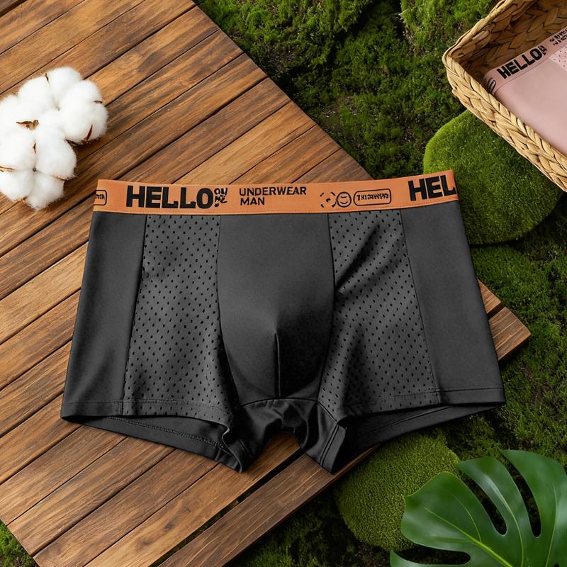 Men’s boxer briefs, 12-pack. Woven elastic waistband design for a breathable, comfortable fit; quick-drying, sweat-wicking fabric; solid color minimalist design. Soft, seamless—ideal for sports and fitness. A great Valentine’s Day gift choice. Beige