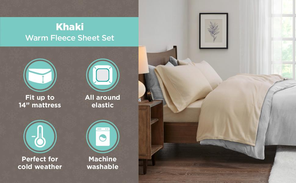 A luxurious  Micro Fleece Sheet Set turns your bed into a cozy getaway