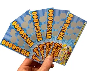 5pk Fake Lotto Tickets – Hilarious Joke Gag Prank, All Winners! "I Won!" Lottery 😉