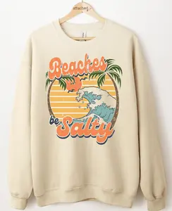 Beaches Be Salty Graphic Top Beaches Be Salty Graphic Top