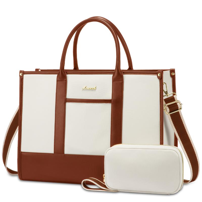 LOVEVOOK Laptop Tote Bags for Women Work Bag 15.6 inch and 17.3 inch Large Professional Teacher Purse Lightweight Computer Bag Briefcase Business Office Large Professional Laptop Tote Bag,TikTokShopHolidayHaul