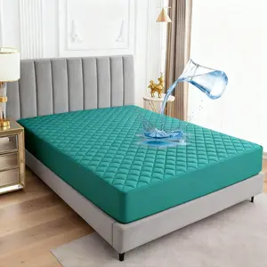 【Holiday Haul】Waterproof Mattress Protector, Mattress with Deep Pocket, Soft Comfortable Breathable Bed Mattress Cover Washable for Home, Bedroom, Guest Room,School,Hotel, Pillowcase not included