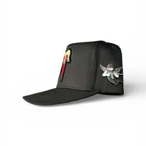 Gorra CT corridos tumbados Alta Calidad Ajustable - High quality Adjustable Black colored Hat SnapBack