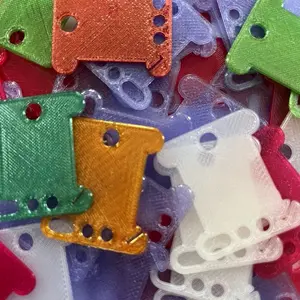 3D Printed Embroidery Floss Bobbins 20 count Sewing 3D Printed Embroidery Floss Bobbins 20 count Sewing