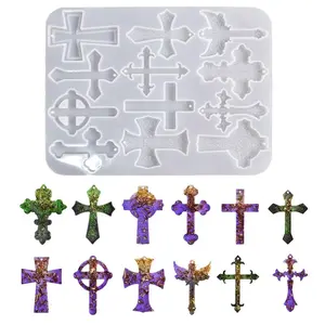 Silicone Pendant Mold for Earrings and Ornaments, Ideal for Home Decoration and Jewelry Making