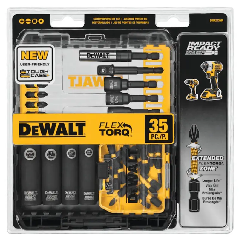 Dewalt FlexTorq Impact Driver Bit Set