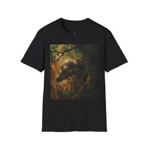 Yutyrannus Portrait T-Shirt — Dinosaur Animal Art Tee