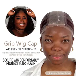 Two Piece Wig Grip Cap for Secure Fit and Comfortable Wear Ideal for Daily Use Styling and Versatile Use