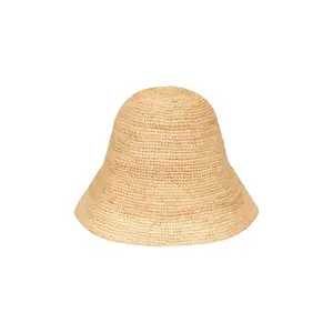 Lack of Color Women's Shoal Packable Raffia Crochet Bucket Hat
