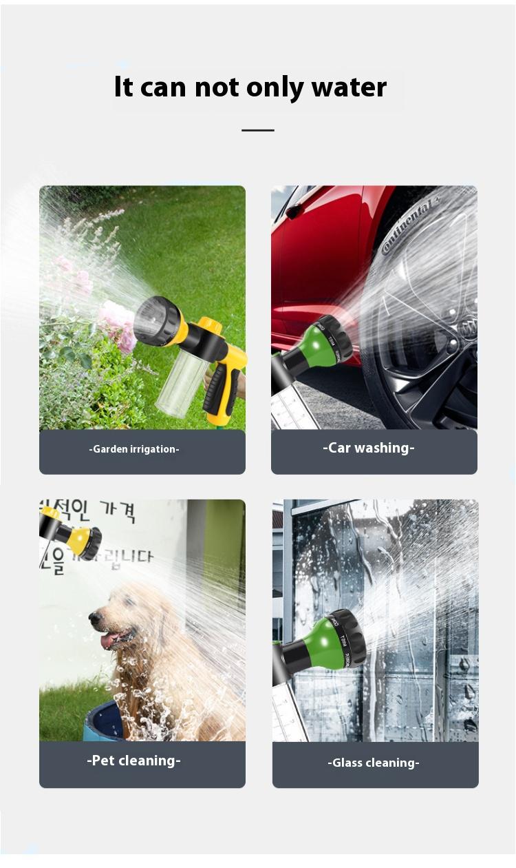 Multifunctional Pet Shower Kit, 5 Counts/ set Adjustable High Pressure Cleaner Nozzle, Pet Bathing Accessories, Fur Saver Nozzle, Deshedding Nozzle, Suitable for Pets, Home and Outdoor Use Nourishing Pet Multifunctional Silicone Grooming Gloves dog