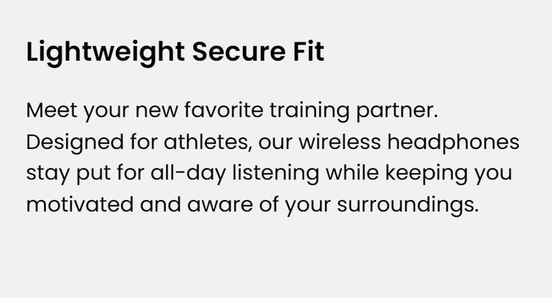 SHOKZ OpenRun Mini (AfterShokz Aeropex Mini) -Bone Conduction Open-Ear Bluetooth Sport Headphones - Waterproof Wireless Earphones for Workouts and Running - Built-in Mic