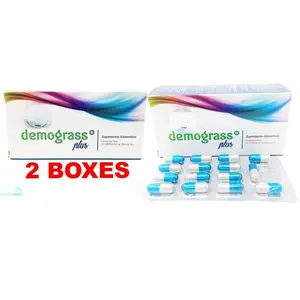 2 Demograss PLUS 60 DAY Supply GUARANTEED Original Demograss 2 MESES 60 CAPSULES - Vitamin for Healthcare Dietary Supplement Natural