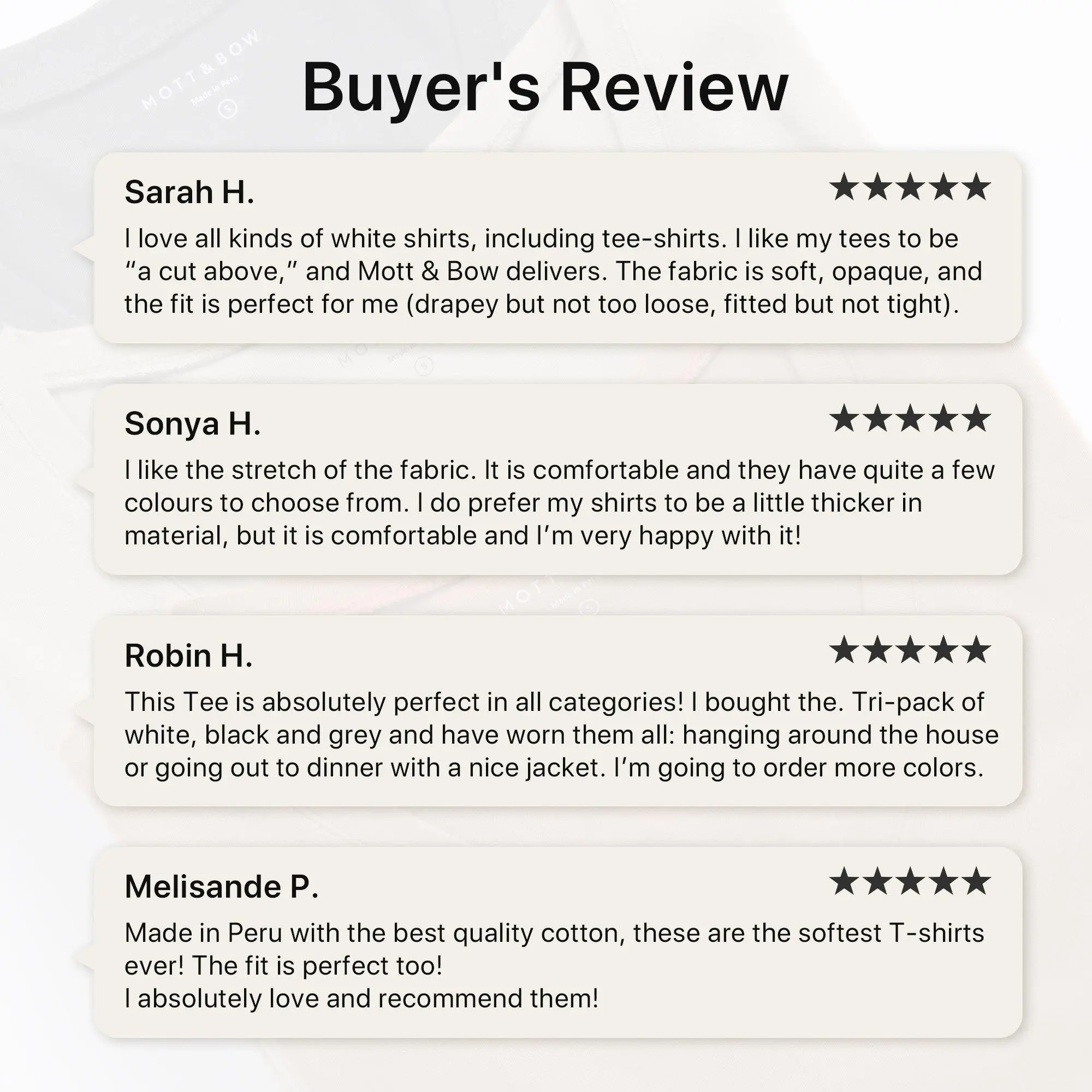 Mott&Bow | Fitted Crew Marcy Tee tt Mott&Bow | Fitted Crew Marcy Tee tt