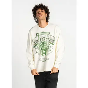 The Wild Collective Vintage Milwaukee Bucks Crewneck Sweatshirt