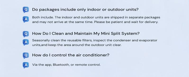 【Visio Series】Cozeware 12000 BTU 115V/230V Mini Split Air Conditioner Heat Pump 20 SEER2 Inverter Compatible with Wifi Alexa Cools Up to 750 Sq Ft for Living Room Bedroom Study Loft Garage