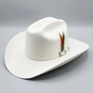 Cuernos Chuecos 6X White Chaparral Sinaloa Felt Cowboy Hat