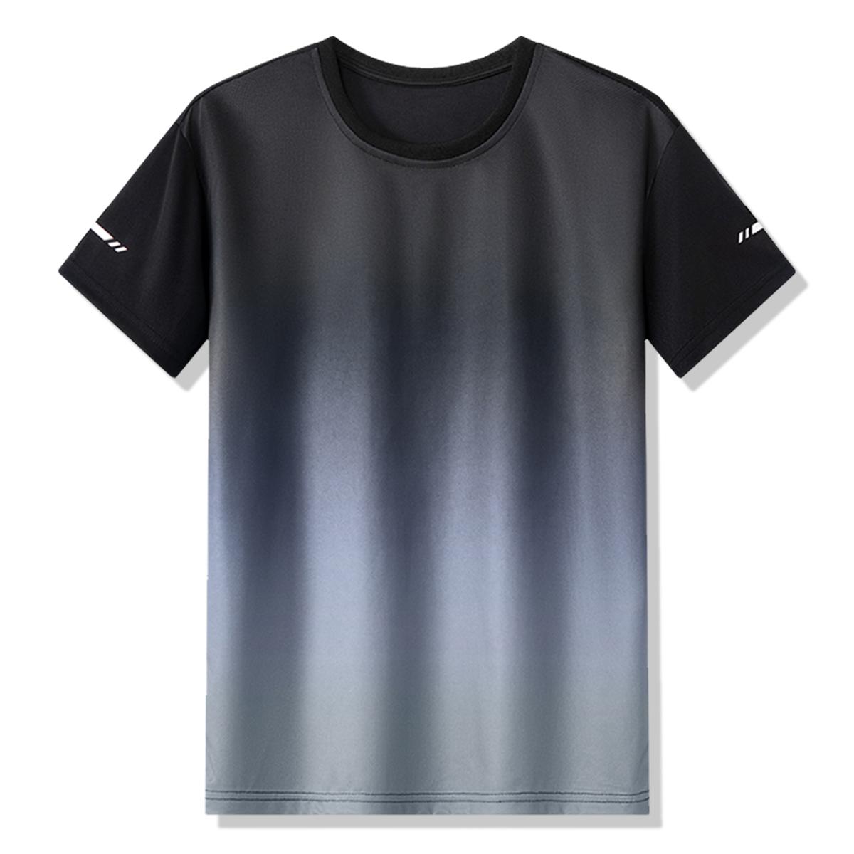 6-piece running sports T-shirts, short-sleeved moisture-wicking and quick-drying tops, suitable for fitness, casual wear and hiking trips, available in multiple colors