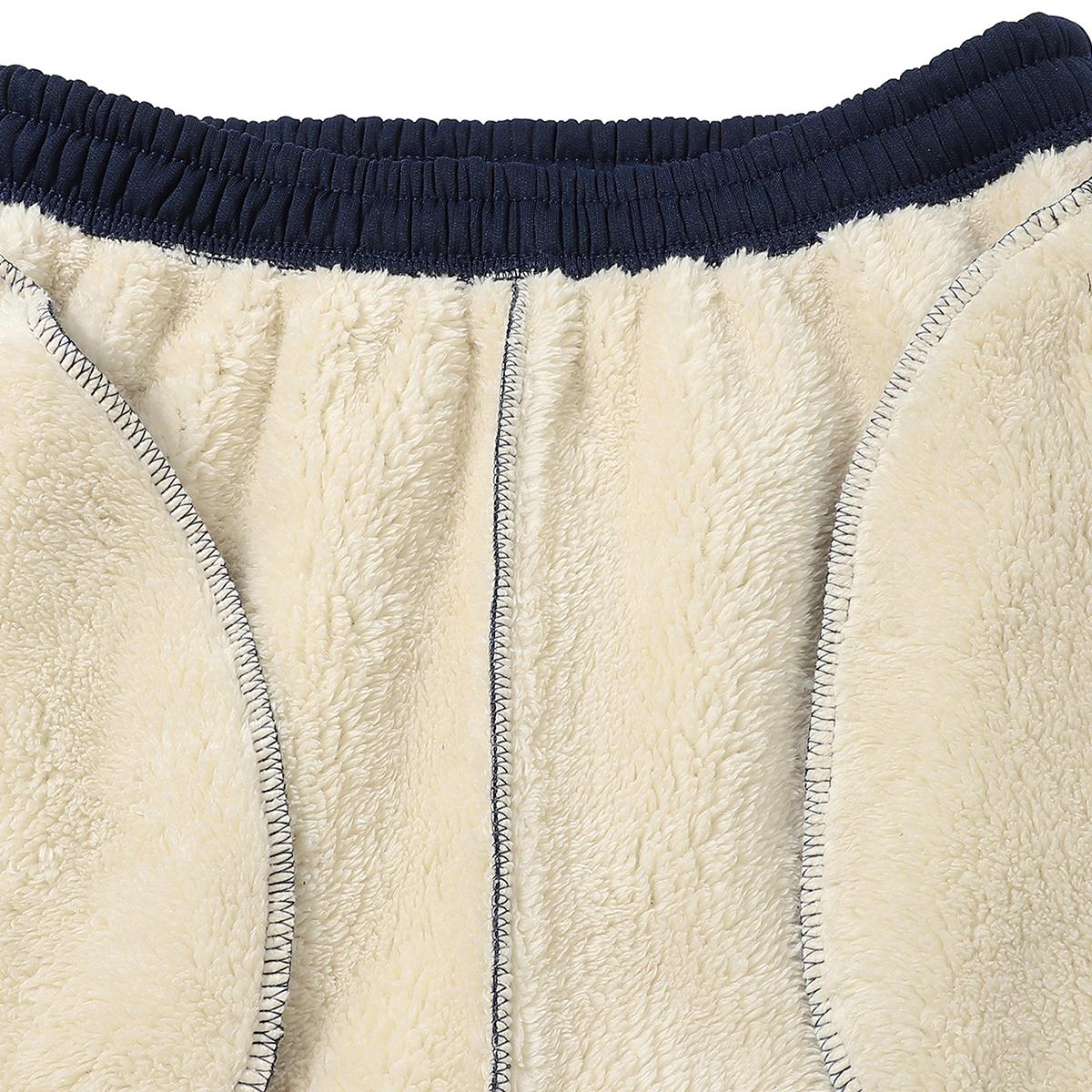 Men's Winter Fleece-LinedThermalSweatpants,Outdoor Sports Fashion VersatileCasualPants, Men'S Thermal Joggers