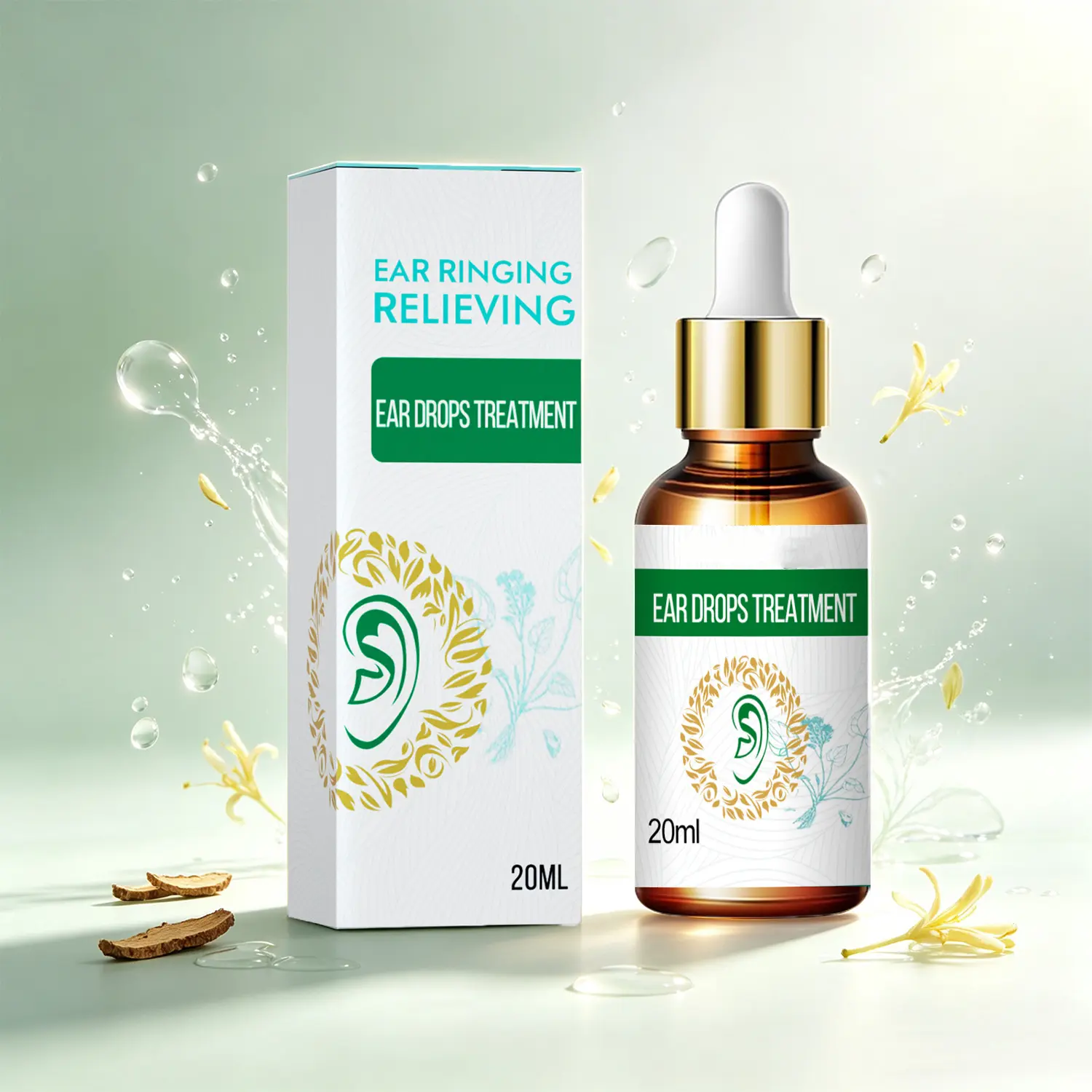 Gentle Ear Care Drops – Daily Cleansing & Nourishing Drops for Ear Comfort, Mild Formula for Personal Hygiene 20ml