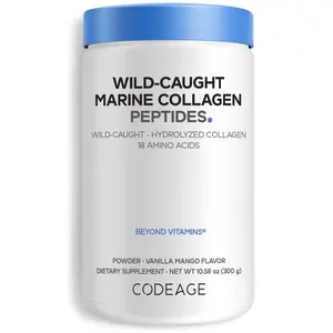 Wild Caught Marine Collagen Peptides Powder Vanilla Mango