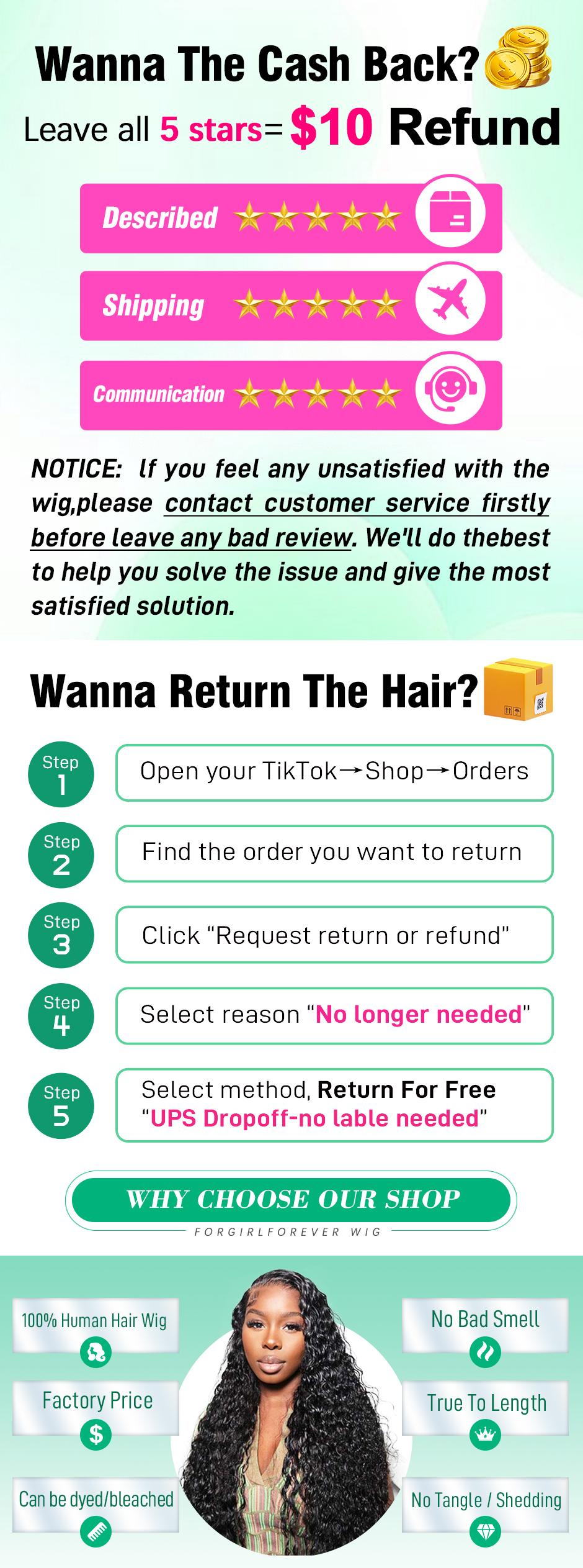 FORGIRL FOREVER Wear And Go Straight Wig Pre Plucked Wear Go Glueless Wigs Pre Cut 7x5 Transparent Lace Closure Wigs Beginner Friendly