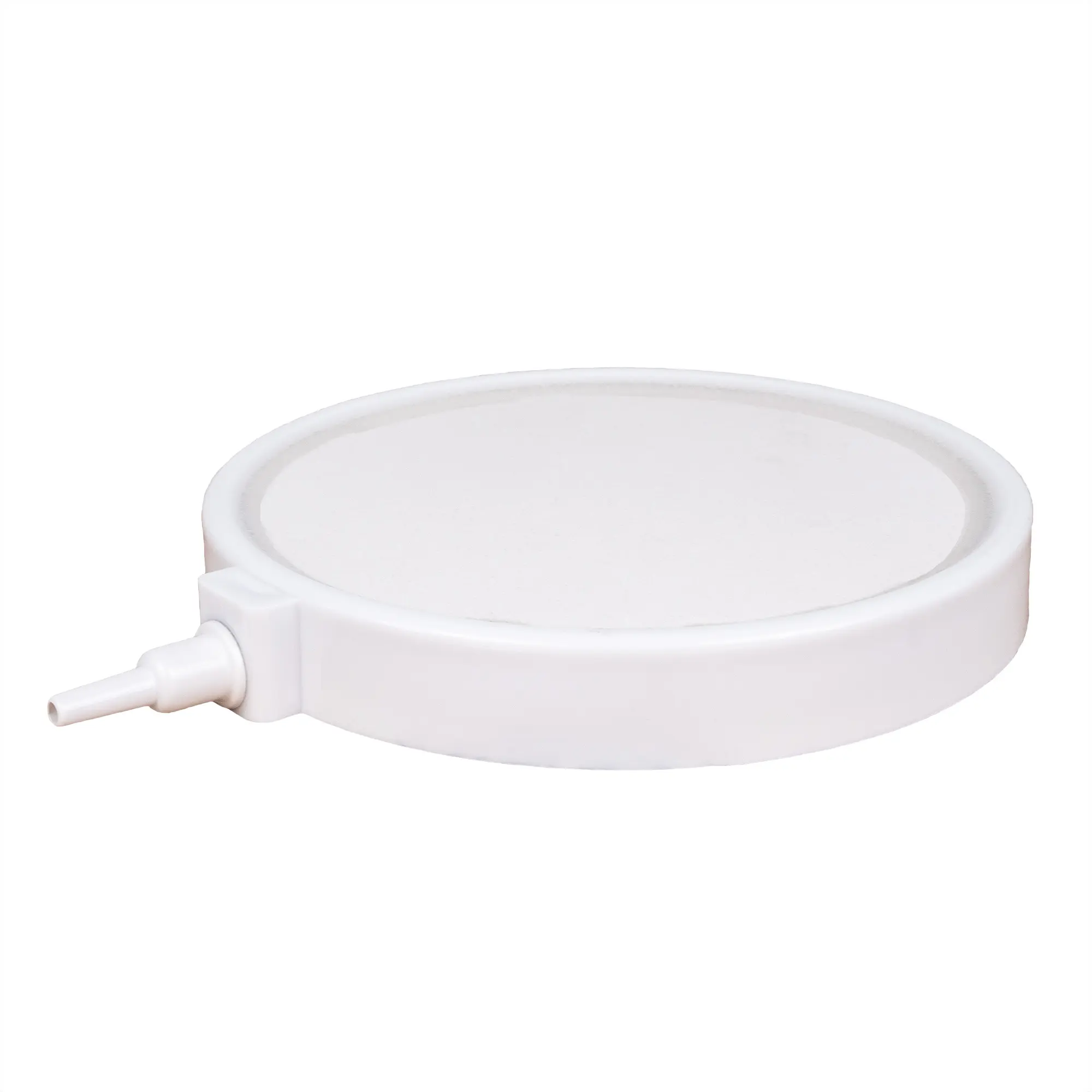 Aqua Dream 4-in-1 White Disc Air Stone Diffuser - Aquarium Bubble Maker for Fish, Silicon Carbide & White Corundum High-Density Accessory for Water Circulation Pumps, Perfectly Sized Bubbles Oxygenator, Easy-to-Use (Soak Before Use Note)