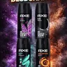 Men's Apollo Excite Black Dark Temptation 48-Hour Clinically Proven Deodorant Spray Bundle (4x150ml Aerosol Cans) - Compact Size, Ultra Masculine Wood Spice Scent, Odor-Free, Gift Packing, All Skins, Underarm Care for Working Individuals On the Go