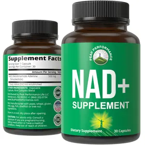Ultra High Purity NAD Supplement For Women And Men. NAD+ Similar To Nicotinamide Riboside. Supports Energy, Brain Function, Healthy Aging & Longevity. Third Party Tested Non-GMO Supplements