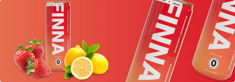 FINNA Vanilla Orange Clean Energy Drink - Lightly Carbonated, 13 Total Ingredients, No Sugars, Less Preservatives