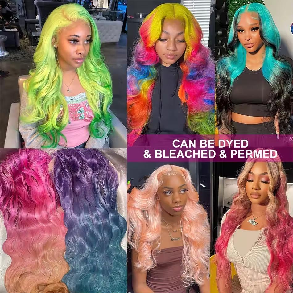 Body Wave 613 Hd Lace Frontal Wig 13x6 Lace Frontal Human Hair Wigs For Women Pre Plucekd 13x4 Honey Blonde Lace Wig 180% Density