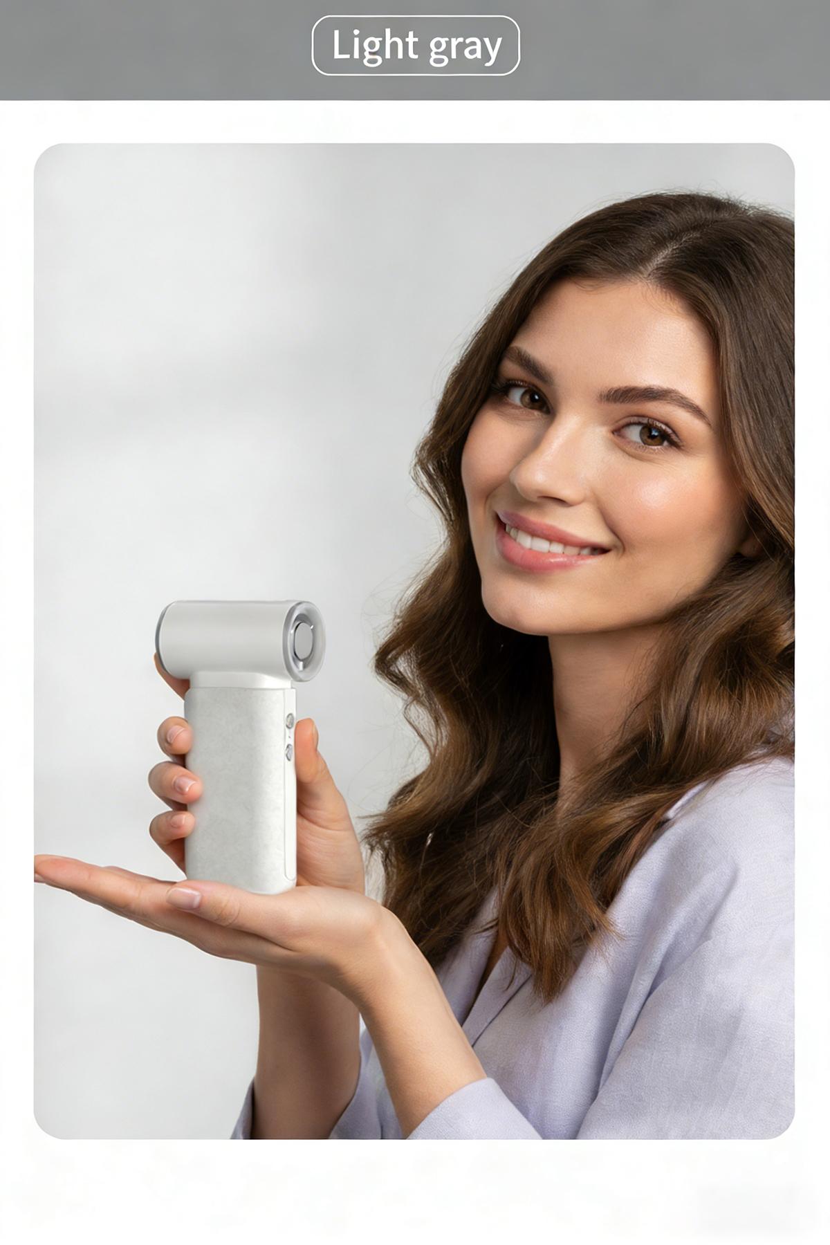 Aibesser Portable Handheld Turbo Ice Fan with 5 Speeds, 3600mAh Battery Operated, Up to 6 Working Hours, USB Rechargeable, 9m/s Wind Speed, Brushless Motor, 15000 RPM, Fan for Outdoor Activities, Travel, Working, Summer Selected Products for Women/Men Aibesser Portable Handheld Turbo Ice Fan with 5 Speeds, 3600mAh Battery Operated, Up to 6 Working Hours, USB Rechargeable, 9m/s Wind Speed, Brushless Motor, 15000 RPM, Fan for Outdoor Activities, Travel, Working, Summer Selected Products for Women/Men