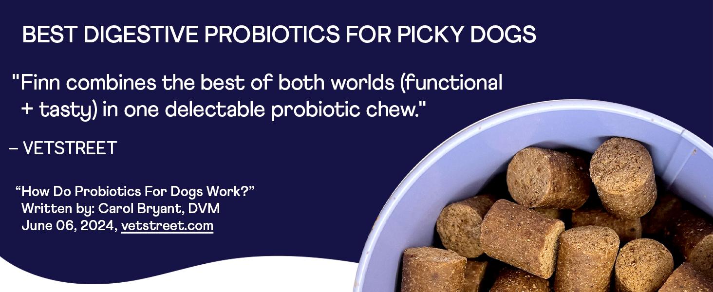 FINN Comfy Pup Bundle - Gut & Allergy Support for Dogs - 180 Soft Chews - Digestive Probiotics & Allergy Itch Chews - Vet Formulated NASC Certified