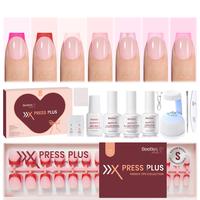 S-Square-Pink-210Pcs-15Sizes-Kit-w/UV Lamp