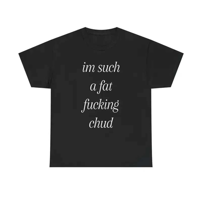 im such a chud T-Shirt Chud Meme Text Unisex Cotton Tee Bold Design Comfortable Everyday Wear